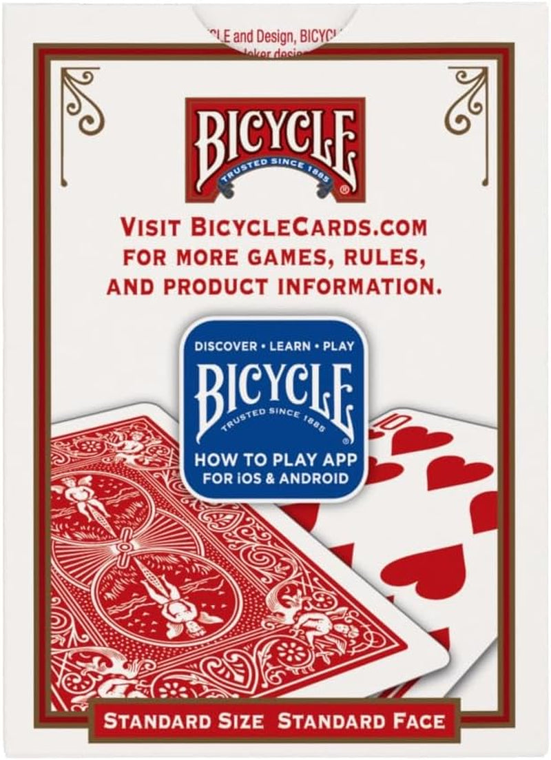 Rider Back Playing Cards 12 Pack Poker Size Standard Index | Air Cushion Finish for Smooth Shuffling, Made in USA, 6 Red and 6 Blue Decks, Ideal for Poker and Blackjack