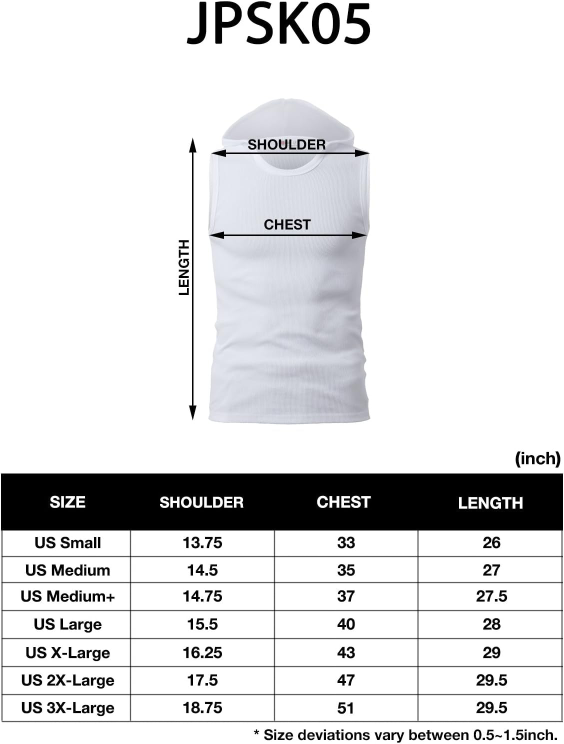 Men'S Casual Slim Fit Hoodie Tank Tops Gym Workout Sleeveless T Shirt