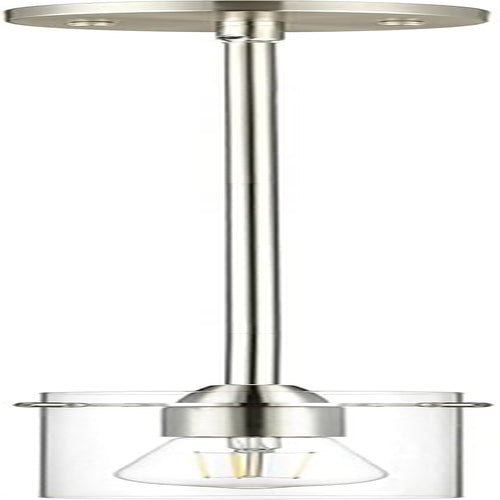 Brushed Nickel Pendant Lights Kitchen Island - Small Clear Glass Pendant Light Fixture