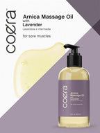 Arnica Massage Oil | 8 Fl Oz | with Lavender, Sunflower, and Olive Oil | Great for Sore Muscles | Free of Parabens, SLS, & Fragrances