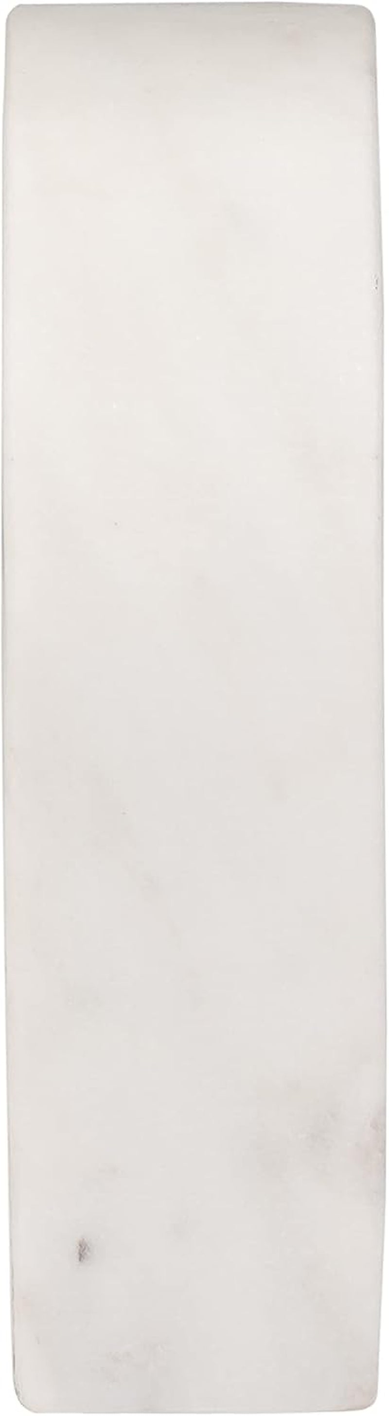 Marble Horseshoe Tabletop Decor White, Contemporary, 5" L X 2" W X 6" H