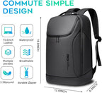 Business Smart Backpack Waterproof Fit 15.6 Inch Laptop Backpack with USB Charging Port,Travel Durable Backpack, Black（No Usb）, L, Travel Backpacks