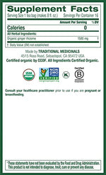 Organic Ginger Herbal Tea - 16 Count (Pack of 2)