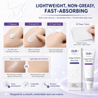 Neck Cream, Collagen Fullerene Neck Care Cream with Niacinamide, Lightweight Moisturizing Cream for Neck and Jawline Skin Care, Smooth Non-Greasy Texture, for All Skin Types (1)
