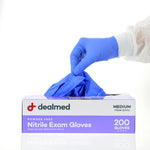 Nitrile Medical Grade Exam Gloves | Disposable Gloves for Hospitals, Law Enforcement, First Response | Latex Free, Medium (200/Box)