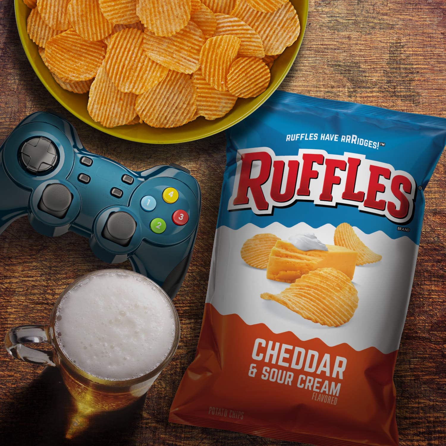 Potato Chips, Variety Pack, 1 Ounce (Pack of 40)
