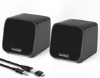Computer Speakers for Desktop Pc,Desktop Speakers,Small Computer Speakers USB Powered 3.5Mm Aux Speaker