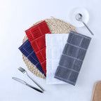 Kitchen Dish Cloths for Washing Dishes, Cotton Dish Rags for Drying Cleaning, Pack of 8 Dishcloths (Red, 12X12 Inches)