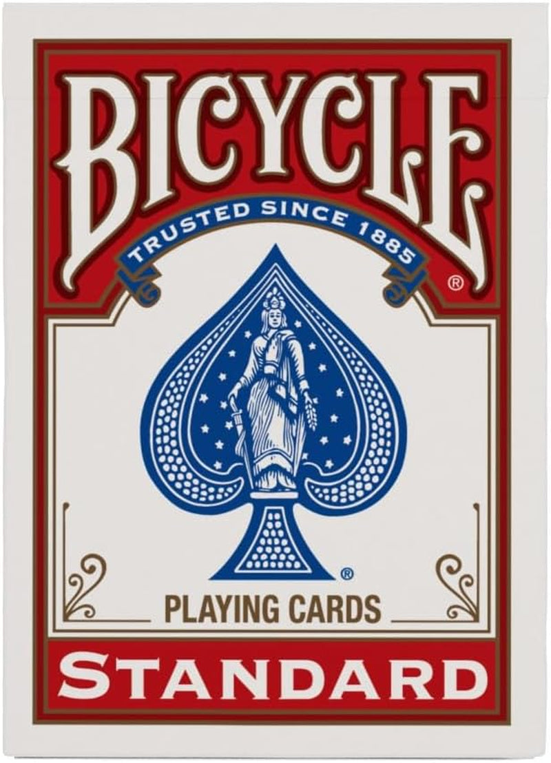 Rider Back Playing Cards 12 Pack Poker Size Standard Index | Air Cushion Finish for Smooth Shuffling, Made in USA, 6 Red and 6 Blue Decks, Ideal for Poker and Blackjack