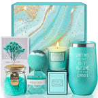 Gifts for Mom, Women, Wife, Girlfriend, Sister, Best Friend, Her Unique | Birthday Mothers Day Valentines Day Christmas Gifts, Gardenia Inspirational Self Care Spa Gift Basket Set, Thank You Gifts