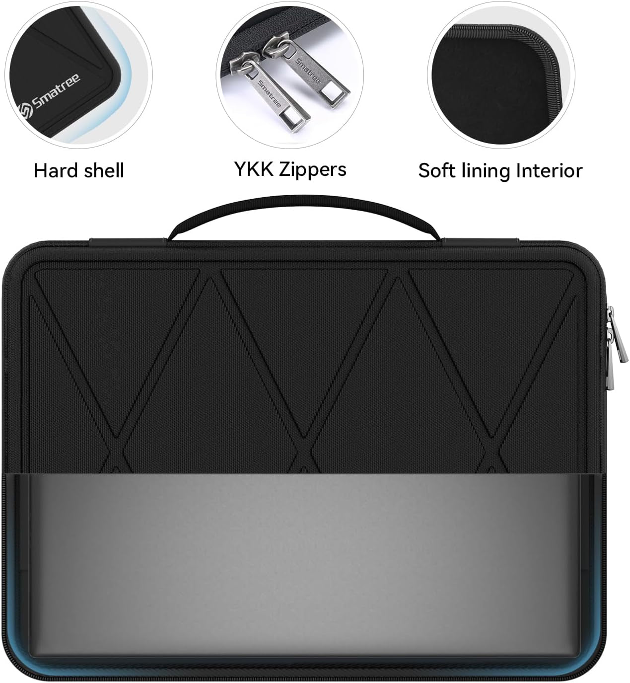 Hard Sleeve Case Compatible for 14 Inch ASUS Vivobook 14X/Flip14/S 14Flip, for Zenbook Duo 14, for Chromebook Flip CX3, for ASUS L410/ROG Zephyrus G14 Bag (X8252)