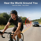 Bone Conduction Headphones, Open Ear Bluetooth 6.0 Headphones with Mic, Lightweight Wireless Sports Headphones, 10H Playtime, IPX6 Sweatproof Headphones for Running, Gym, Cycling