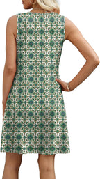 Summer Dresses for Women 2026 V Neck Sleeveless Lace Boho Dress Elegant Classy Spring Beach Vacation Outfits