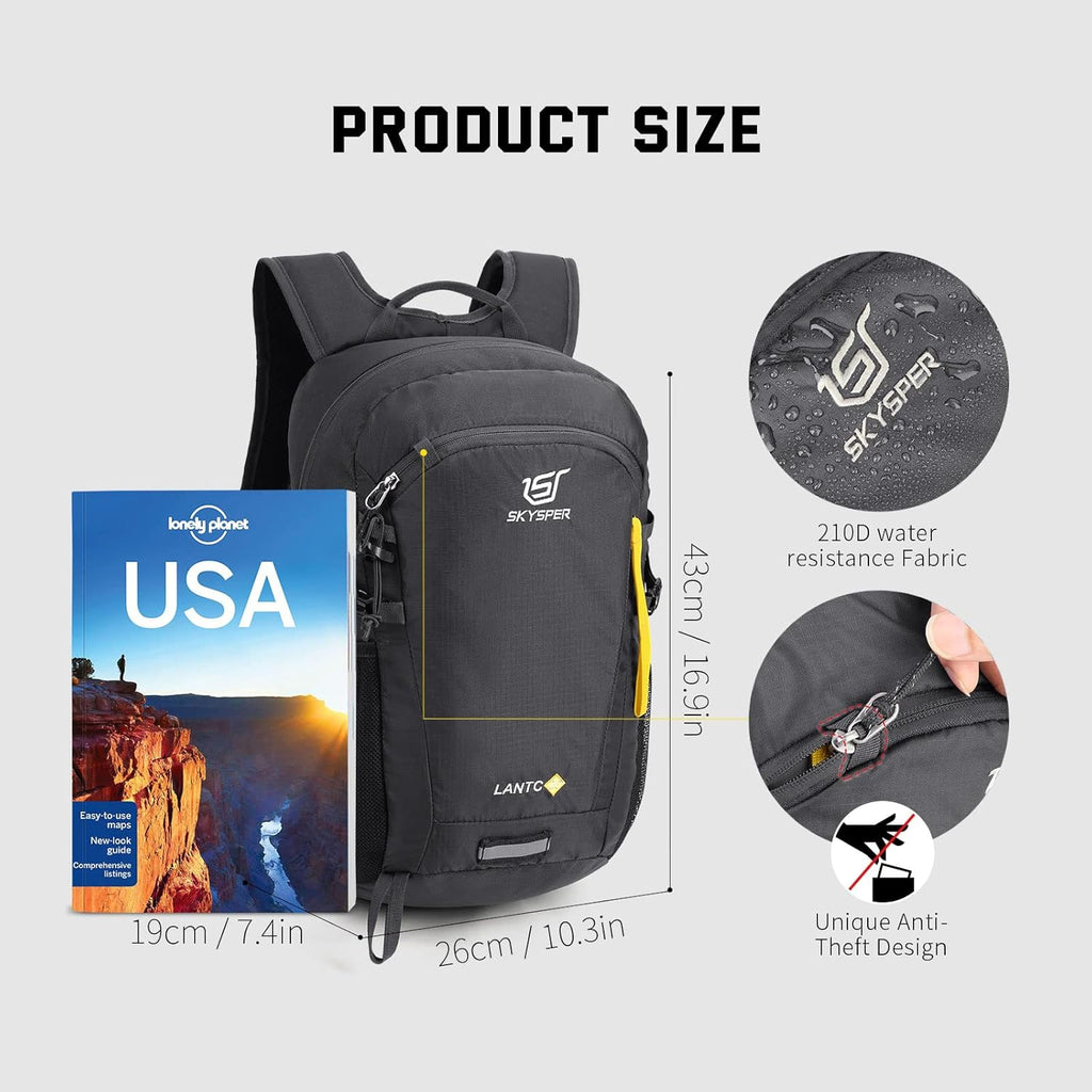 Small Hiking Backpack, 20L Lightweight Travel Backpacks Hiking Daypack for Women Men