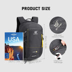 Small Hiking Backpack, 20L Lightweight Travel Backpacks Hiking Daypack for Women Men