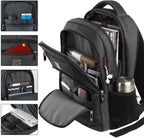 Laptop Backpack,Business Travel anti Theft Slim College Backpack | Water Resistant Durable Computer Bag Gift for Women & Men Fits 15.6 Inch Laptop and Notebook - Black