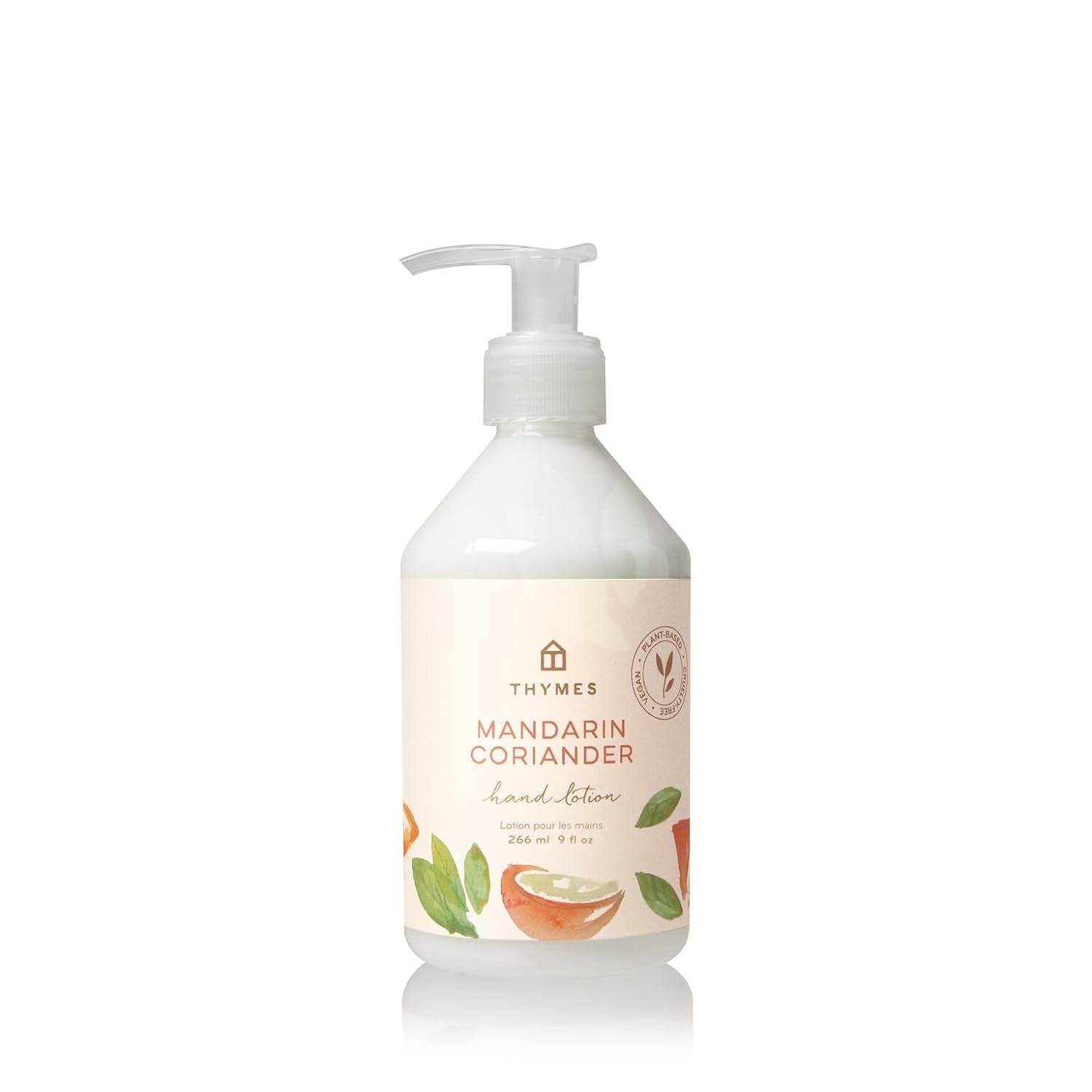 Moisturizing Hand Lotion for Dry Skin - Moisturizer for Beauty and Personal Care - Luxury Hand Lotion for Women & Men with Shea Butter & Aloe Vera (Mandarin Coriander, 9 Fl Oz)