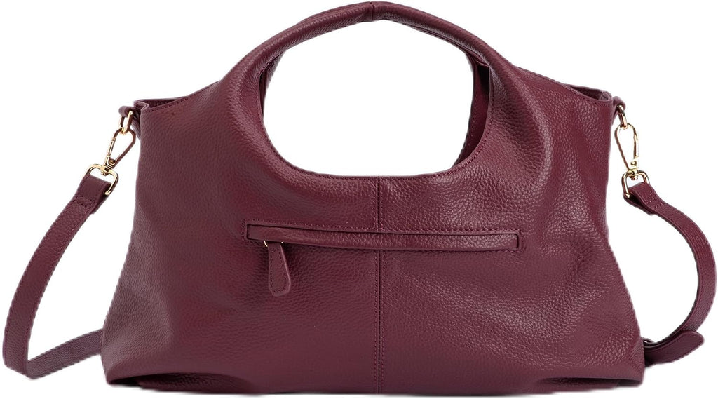 Crossbody Handbags Cow Leather Satchel Handbags for Women Top-Handle Shoulder Tote Purses