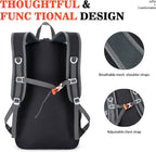 35L Ultra Lightweight Foldable Packable Hiking Backpack | Travel Backpack, Survival Whistle, Water-Resistant, Camping Daypack, Outdoor Sports, 0.88 Pounds, Men & Women
