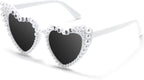Heart Sunglasses, Bride to Be Gifts Bachelorette Party Bride Sunglasses, Cute Glasses for Women Bachelorette Party