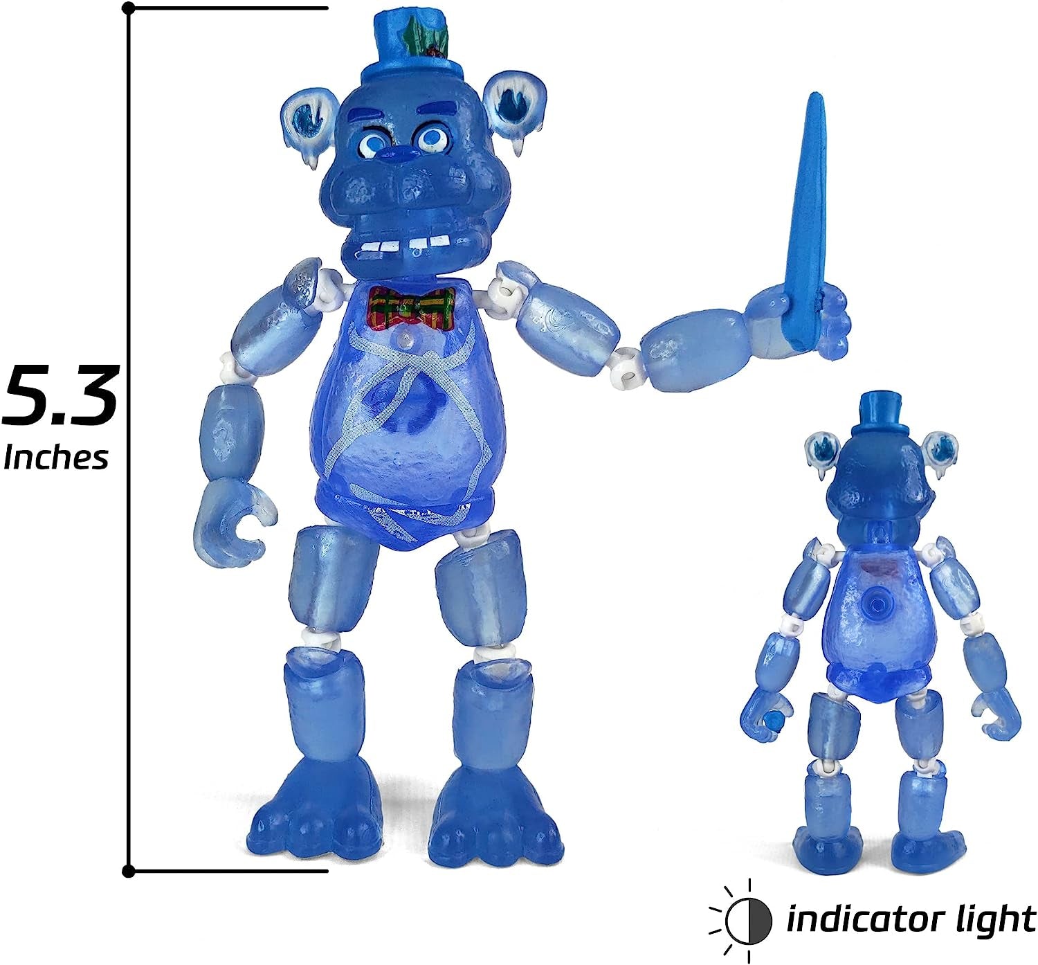 Inspired by Five Nights at Freddys | Chocolate | Freddy'S Action Figures Toys (FNAF) Set of 6 Pcs [Rockstar & Chocolate Freddy, Bonnie, Chica, Easter, Freddy Frostbear]