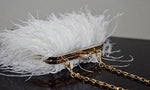 Women'S Real Natural Ostrich Feather Tote Evening Dress Bag Shoulder Bag Party Money Bag Wallet Clutch