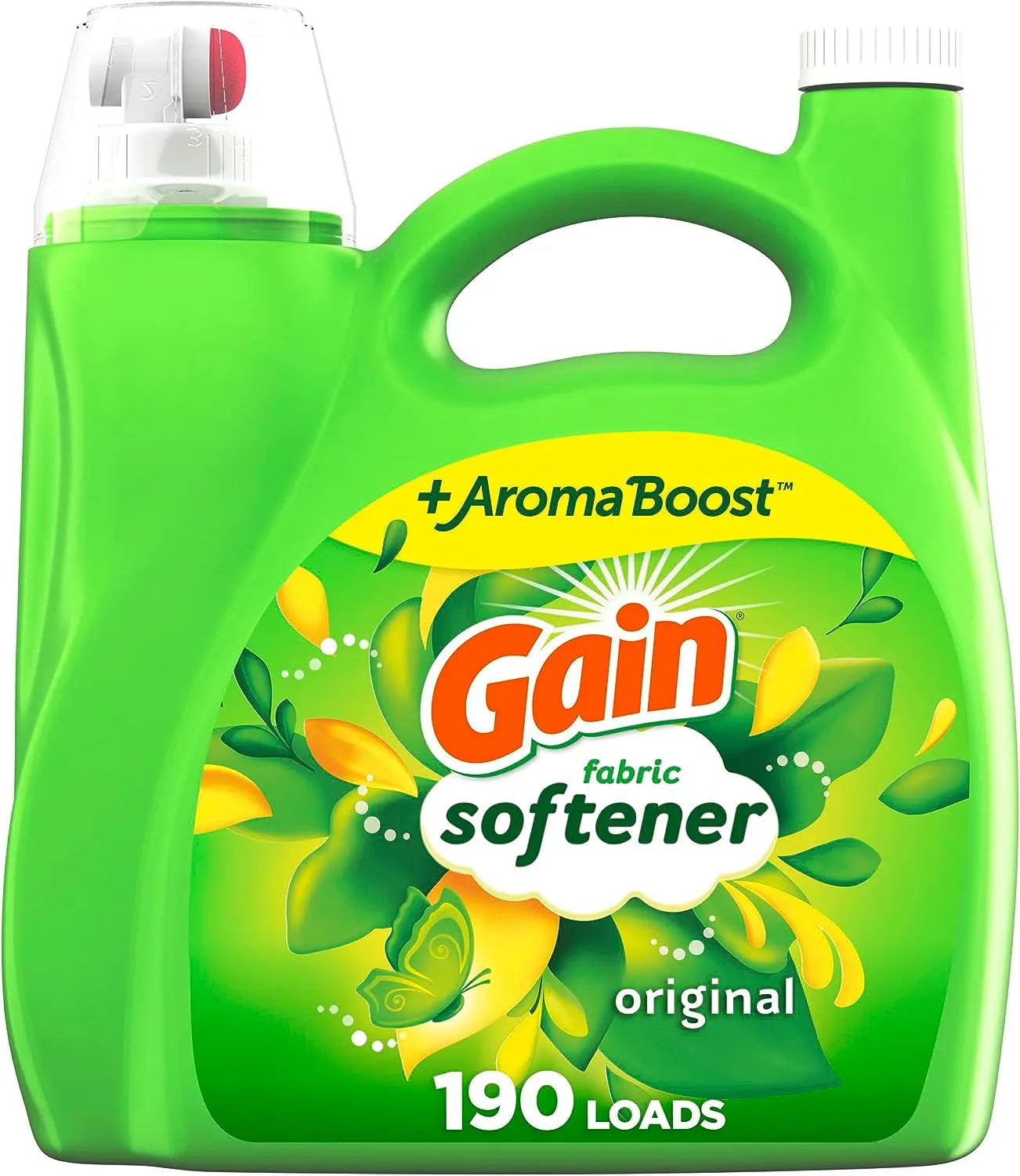 Fabric Softener, Original Scent, 140 Fl Oz, 190 Loads, HE Compatible, Packaging May Vary
