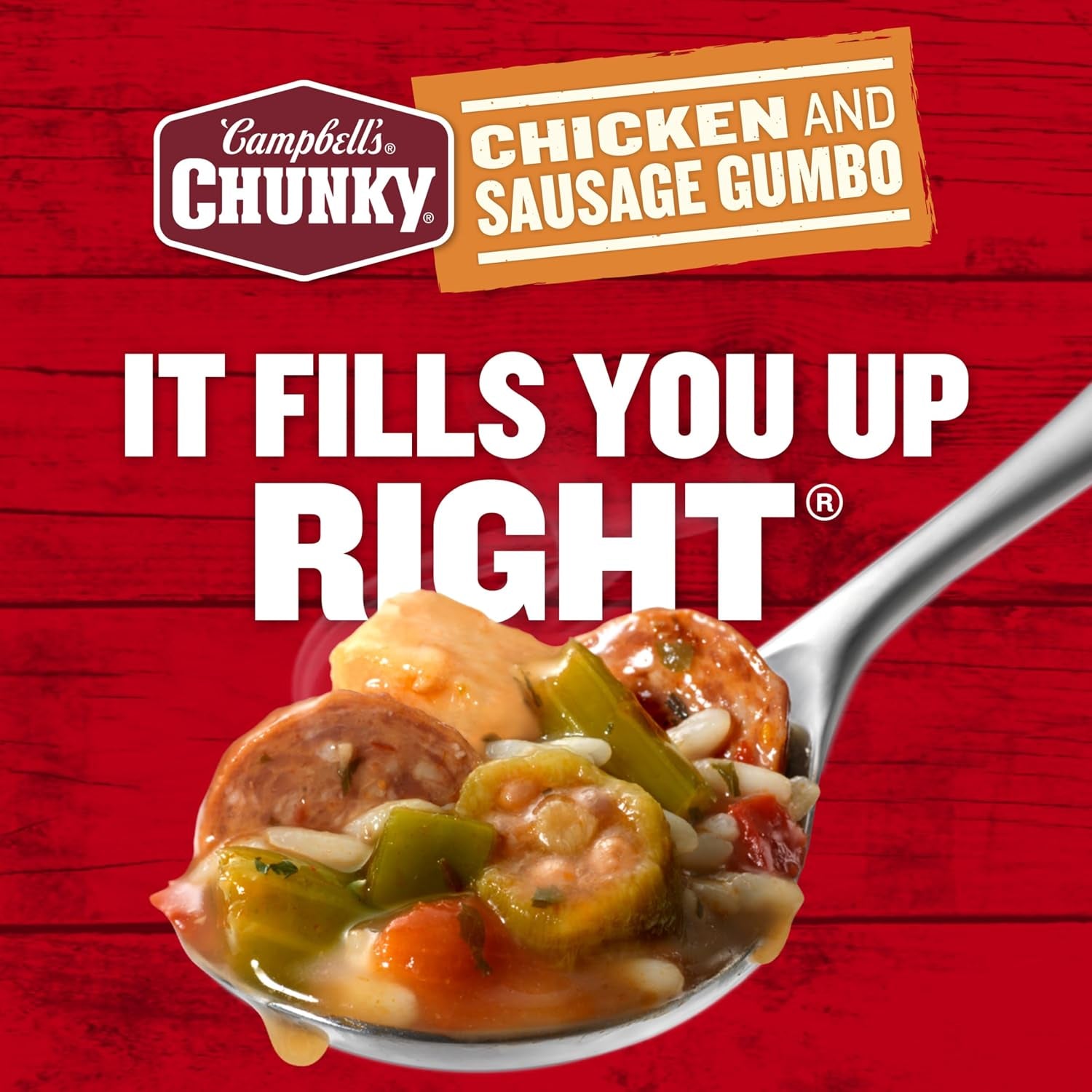 Soup, Chicken and Sausage Gumbo, 16.1 Oz Can (Case of 8)