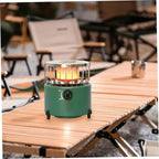 Camping Heater, 2-In-1 Portable Propane Heater & Stove, Propane with Handle, Adjsutable Vents and Removable Flames for Camping Fishing Hiking Hunting, Tent For