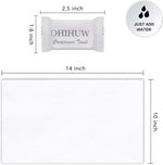 Disposable Towel Thicker Style Magic Compressed Towel Large Size Coin Tissue Portable Washcloth Reusable for Travel Camping Hiking Outdoor Sports Beauty Salon