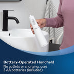 Cordless Water Flosser, Battery Operated & Portable for Travel & Home, ADA Accepted Cordless Express, White Wf-02(Packaging May Vary)