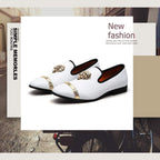 Men Loafers Men Luxury Wedding Dress Shoes Black Fashion Party Shoes for Men