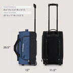 Duffel Bag with Rolling Wheels