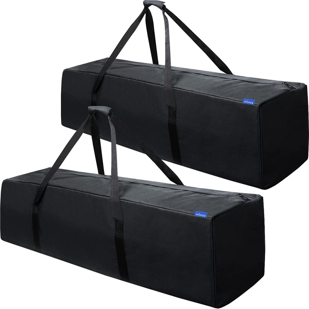 45Inch Sports Duffel Travel Bag, 115L Extra Large Duffel Luggage Bag with Upgrade Zipper, Water Resistant & Foldable Equipment Storage Bag for Camping Tent Tripod Fishing, 2PCS