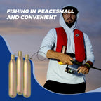 33G Co2 Cartridge Cylinder for Life Vest, Accessory for C02 PFD Rearming Kit, for Auto/Manual Inflating Life Jacket, for Adult, Used for Fishing, Surfing, Sea/Ocean Activities