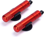 2 Pack Car Window Breaker Seatbelt Cutter Tool, Glass Breaker Hammer Seatbelt Cutter Safety Glass Breaking, Life Saving Safe Emergency Escape Tool (Red)