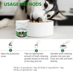 Natural Dog Dental Powder for Plaque Removal | Helps Reduce Plaque, Supports Healthy Teeth & Gums, Freshens Breath, Daily Dental Care for All Dogs