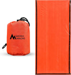 Emergency Sleeping Bag, Waterproof Thermal Bivy Sack | Retains 90% Body Heat • Reusable Design • Weighs 6 Oz • Waterproof & Windproof • for Hiking & Emergency Kits