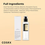 Snail Mucin 96% Repairing Serum, Hydrating Serum for Face with Snail Secretion Filtrate for Dull Skin & Fine Lines, 100Ml, Korean Skin Care