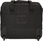 15.6" Rolling Laptop Bag for Travel and Business, Briefcase with Wheels, Adjustable Locking Handle, Black