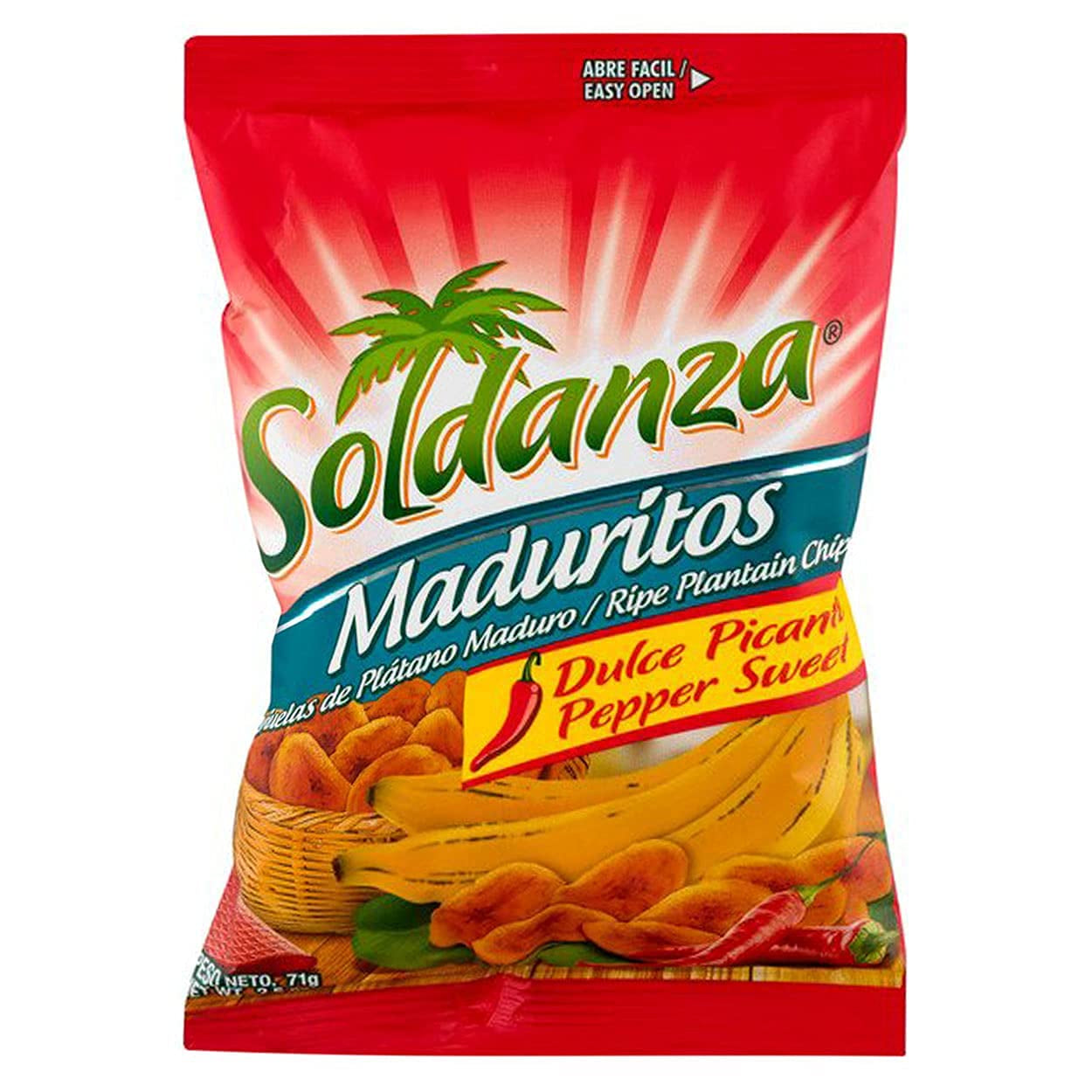 Father'S Day Journey of Snacks "International Snack" Soldanza Plantain Chips Variety Pack 2.5Oz (Pack of 6) (6 Mix)
