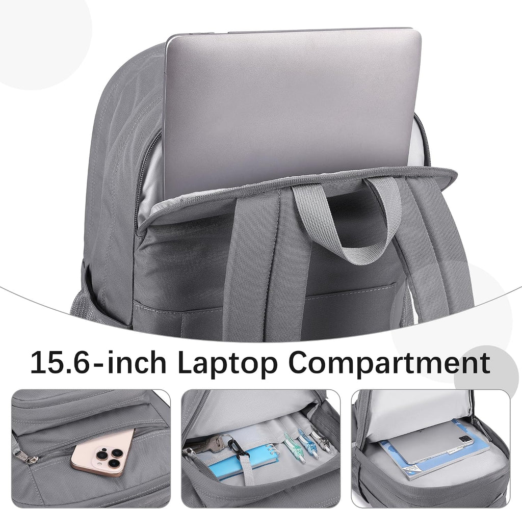 34L Big Student Laptop Backpack for College Men Women Middle High School Teen Bookbag Travel Backpack Daypack