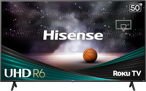 50-Inch Class R6 Series 4K UHD Smart Roku TV with Alexa Compatibility, Dolby Vision HDR, DTS Studio Sound, Game Mode (50R6G),Black