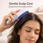 Electric Scalp Massager Brush, Vibrating, Detachable Heads