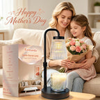Candle Warmer Lamp with Timer: Mothers Day Gifts, Birthday Gifts for Women, House Warming Gifts New Home Decor – Height Adjustable Candle Lamp - with 2 Bulbs