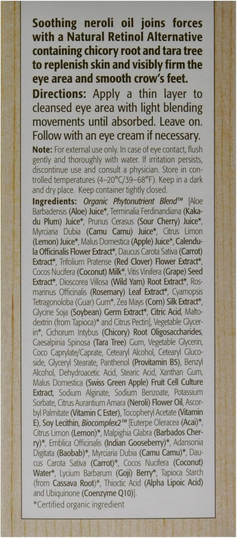 Neroli Age Corrective Eye Serum, 1 FL Ounce