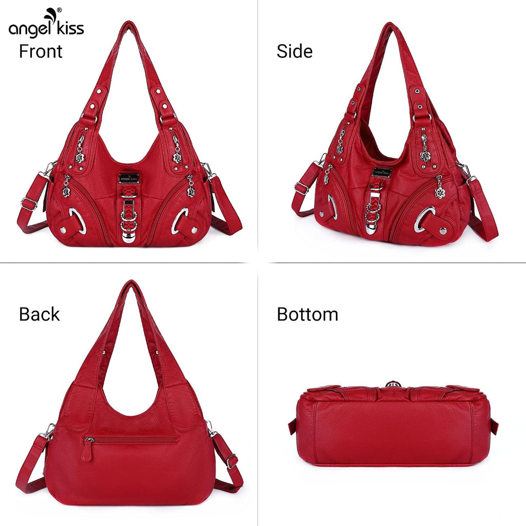 Angelkiss Hobo Purses and Handbags for Women Satchel Handbag Women Purses Large Daily Shoulder Bags