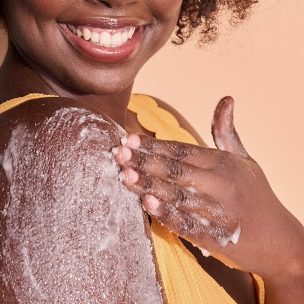 Shea Sugar Scrub, Exfoliating Body Scrub Removes Dead, Dry Skin for a Soft & Hydrated Feel, Nourishing Essential Body Care, 18 Fl Oz.