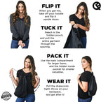 2-In-1 Reversible Backpack Hoodie (As Seen on SHARK TANK) Unisex Full-Zip Hero Hoodie