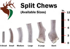– X Large Split Single Elk Antler Chew (6-10” Long) | All Natural Antler Dog Chew for Large Dogs (50+ Lbs), Premium Naturally Shed Elk Antler Bone, Sourced in the USA